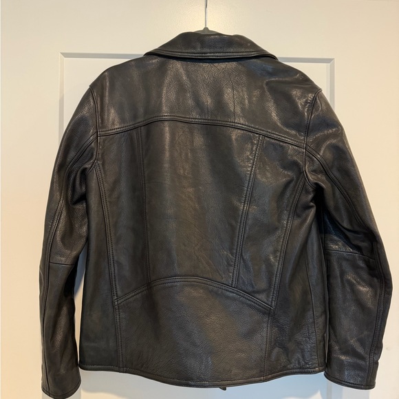 Quince 100% Leather Oversized Biker Jacket - XS - Picture 9 of 9